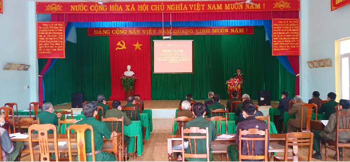 Hội Cựu chiến binh xã Ea Hiao tổ chức Hội nghị tổng kết công tác Hội cựu chiến binh năm 2021